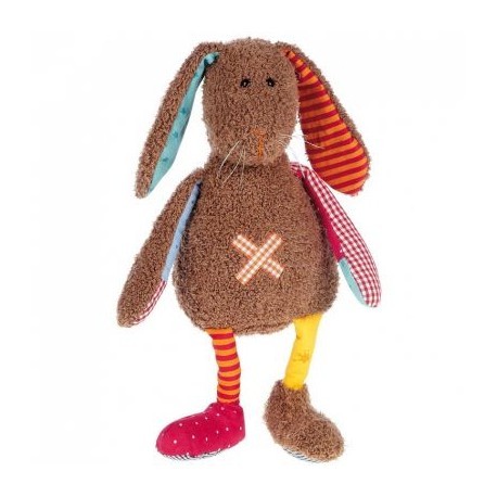 SIGIKID bunte Bauch kreuz 30cm Kaninchen Puppe