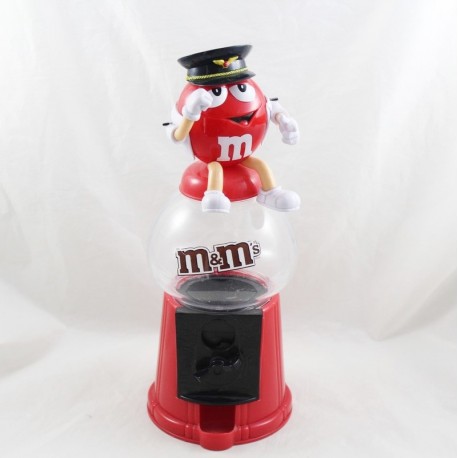 Distributore M&M'S m&ms Red pilot captain vintage advertising 32 cm