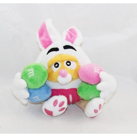 Werbung Stoffhase M&M'S Kingsway Yellow verkleidet als Osterhase 22 cm Werbung Stoffhase M&M'S Kingsway Yellow verkleidet als Osterhase 22 cm