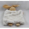 KALOO Pure Leaf Beige Weiße Kaninchen Puppendecke 25 cm
