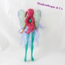 Figurine fée Layla KINDER Winx Club verte ailes plastique 23 cm
