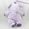 Toalla musical elefante SOFT AMIGOS púrpura 30 cm