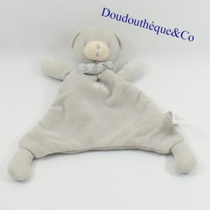 Doudou Gericht bär TOAST UND SCHOKOLADE grauer Diamant 25 cm