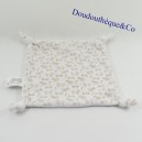 Flat blanket Horse TEX CARREFOUR white and brown 20 cm