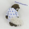 Peluche Le Loup Edition AUZOU Loup à habiller avec son pyjama 30 cm