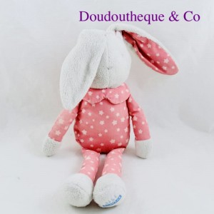 Doudou Kaninchen KLORANE rosa Sterne