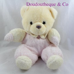 Vintage teddy bear bell pink sponge