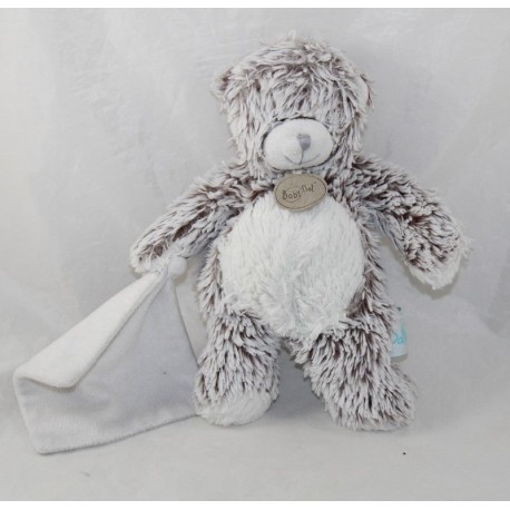Doudou Taschentuchbär BABY NAT' Die Grauen Flocken BN664 21 cm Doudou Taschentuchbär BABY NAT' Die Grauen Flocken BN664 21 cm