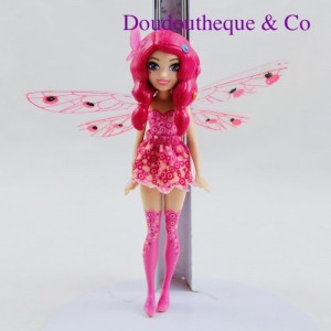 Figurina articolata Mia e io fata in plastica rosa 11 cm