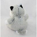 Perro husky de felpa RODADOU gris blanco lobo negro 22 cm