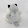 Plush husky dog RODADOU gray white black wolf 22 cm