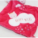 Doudou handkerchief rabbit SIMBA TOYS BENELUX Happy Night pink bear13 cm