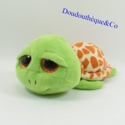 Plush turtle TY JURATOYS green and brown big eyes 15 cm