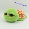 Plüschschildkröte TY JURATOYS grün und braun große Augen 15 cm