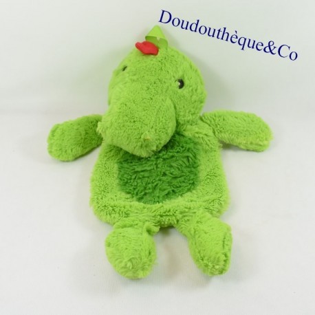 Peluche gamma pigiama drago PRIMARK bottiglia acqua calda verde 44 cm