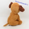 Peluche chien ZEEMAN marron assis 25 cm