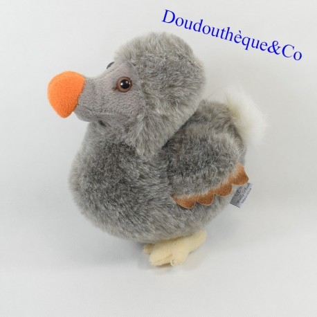 Peluche oiseau dodo WALLY PLUSH TOYS Mauritius Ile Maurice dodo gris 24 cm
