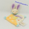 Doudou Aufsatzschnuller Kaninchen BABY NAT' Super Schnuller grün und gelb 20 cm