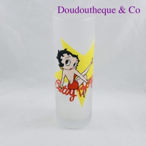 Betty Boop KING aus hohem Glas mit gelbem Stern