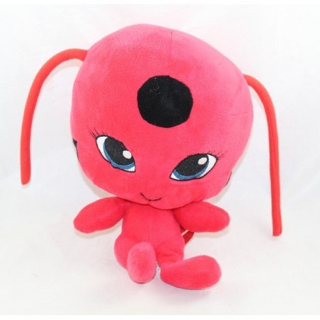 Peluche Tikki ANIMAL MILAGROSO Kwami por Ladybug Marinette 30 cm