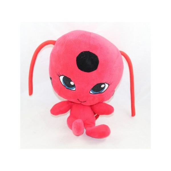 Peluche Tikki MIRACULOUS animal Kwami de Ladybug Marinette 30 cm 