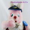 Plush automaton rabbit DURACELL pink Globetrotter