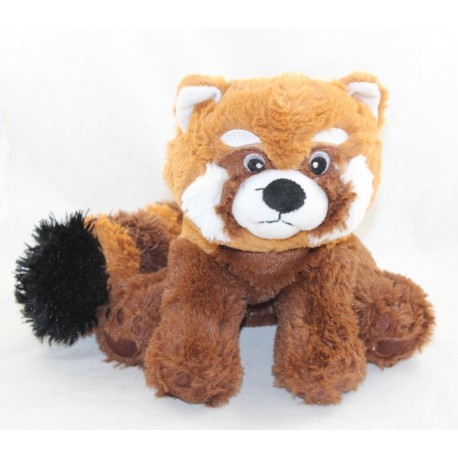 Peluche panda rosso SANODIANE bottiglia di acqua calda morbida tasca posteriore 30 cm