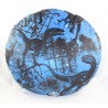 Rundes Kissen JURASSIC WORLD plüschbedruckt beidseitig blau 32 cm