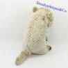 Marmotta peluche RODADOU RODA chiné marrone 30 cm