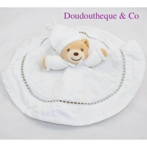 Doudou plat rond ours KALOO Dragée