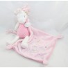 Doudou mouchoir licorne SIMBA TOYS rose blanc nuage étoiles 40 cm