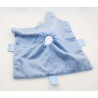 Doudou plat lapin NATTOU Lapidou bleu foncé carré 25 cm