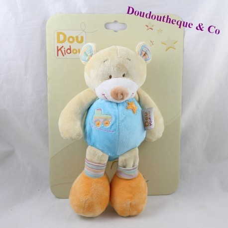 DOUKIDOU Dou kidou arancione blu orso asciugamano 26 cm
