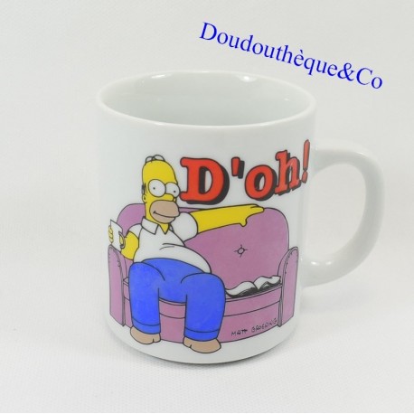 Tasse Homer SIMPSONS Sofa D'oh! weißer Becher 9 cm Tasse Homer SIMPSONS Sofa D'oh! weißer Becher 9 cm