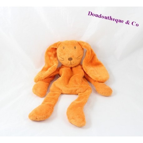 Doudou halbflaches Kaninchen DPAM From The Same to the Same orange 33 cm