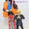 Lot de 2 figurines Brook et Sanji HACHETTE One Piece