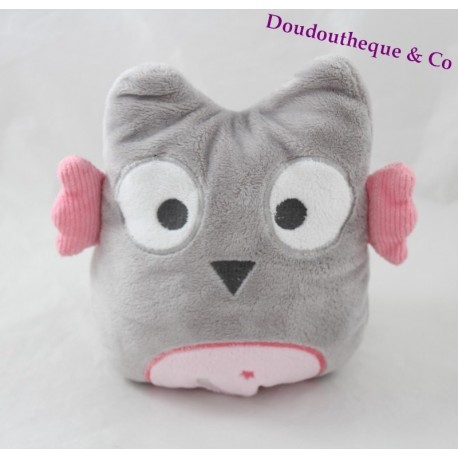 Eule musikalischer Plüsch OBAIBI Eule rosa grau 18 cm Eule musikalischer Plüsch OBAIBI Eule rosa grau 18 cm