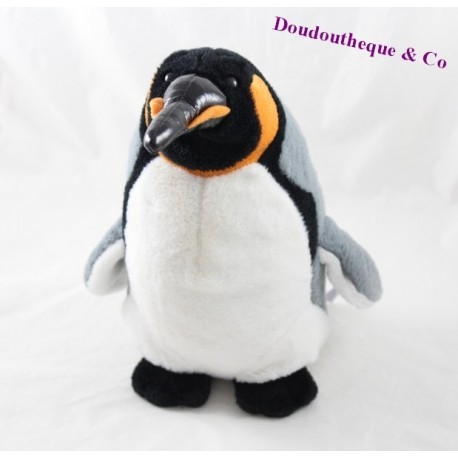 Plüsch Pinguin MARINELAND einarmigen grau schwarz 27 cm