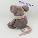 Peluche mouse DIMPEL Manou grigio tortora 17 cm