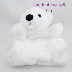 Doudou puppet bear CREATIONS DANI white