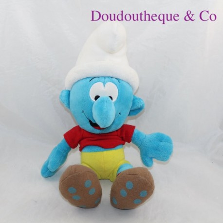 Futbolista pitufo de peluche KMB Los Pitufos Peyo Futbolista pitufo de peluche KMB Los Pitufos Peyo