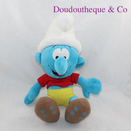 Plush Smurf Footballer KMB The Smurfs Peyo