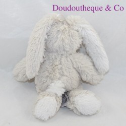 Plush rabbit TEDDYKOMPANIET beige heart white