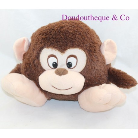 Peluche singe MAX & SAX marron beige