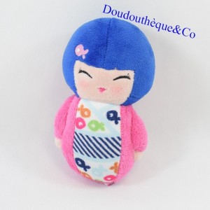 Plüschpuppe Lulu KIMMIDOLL JUNIOR Famosa Japanische Puppe 18 cm