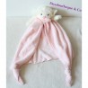 Sheep Doudou LA GALLERIA pink sheep white with knots 26 cm