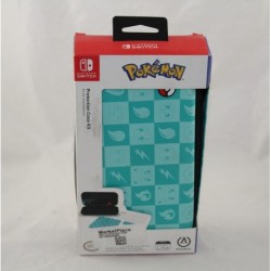 Nintendo Switch Lite Pokemon Turquoise Checkerboard Carrying Case