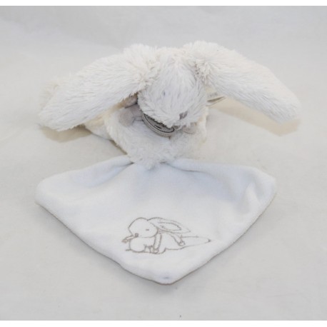 Doudou Taschentuch Kaninchen DOUDOU UND GESELLSCHAFT Mein kleiner weißer Maulwurf DC2303 16 cm
