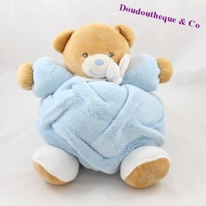 Oso Doudou patapouf KALOO Pluma azul 25 cm