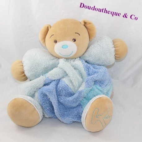 KALOO blaue Feder beige Kopf Kuscheltier 30 cm